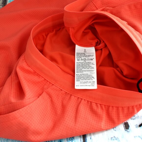 Men's Old Navy StretchTech Lined 5" Inseam Run Shorts SMALL Sunset Flame NEW - Picture 9 of 9